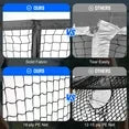 22FT Portable Pickle Tennis Ball Net with Carrying Bag for Kids Adult Outdoor Driveway Backyard