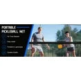 22FT Portable Pickle Tennis Ball Net with Carrying Bag for Kids Adult Outdoor Driveway Backyard