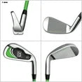 PGA Tour G1 Series Kids Green Golf Club Set with 3 Clubs, Carry Bag & 5 Total Pieces, Heights 3'6" - 4'1", Ages 3-5