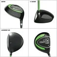 PGA Tour G1 Series Kids Green Golf Club Set with 3 Clubs, Carry Bag & 5 Total Pieces, Heights 3'6" - 4'1", Ages 3-5