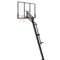 Spalding 54 inch Shatter-proof Polycarbonate Exacta Height® Portable Basketball Hoop System