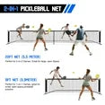 22FT Portable Pickle Tennis Ball Net with Carrying Bag for Kids Adult Outdoor Driveway Backyard